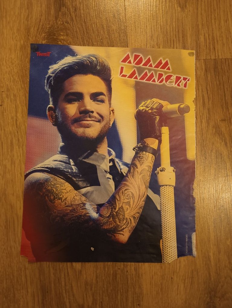 Adam Lambert/Cleo plakat 2-stronny