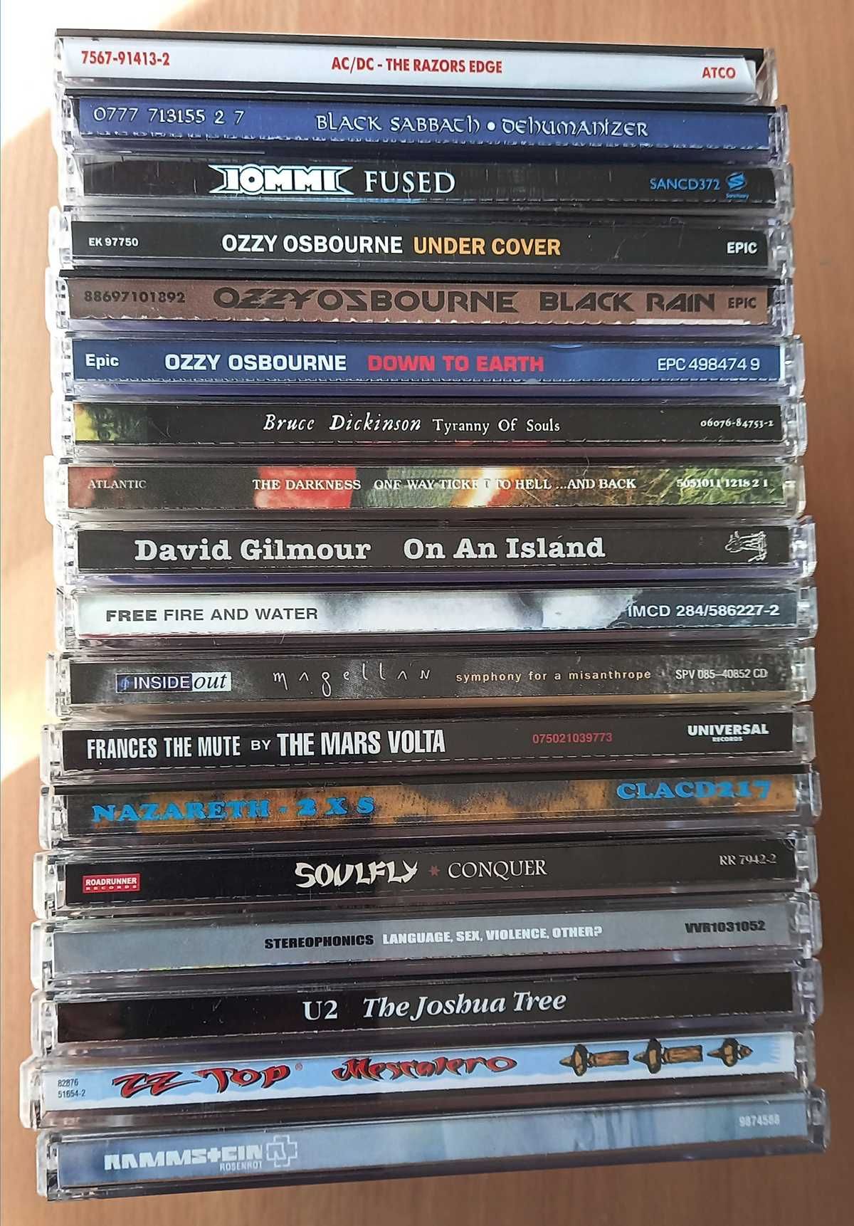 CD коллекция: Ozzy Osbourne, Iommi, Black Sabbath, Nazareth, Rammstein
