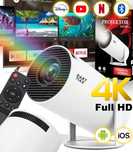 Projektor HY300 Pro 2025 Nowa Wersja 4k Wifi Przenośny Smart Android