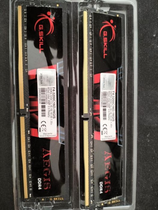 RX 6500xt msi, memória ddr4 8gb x2