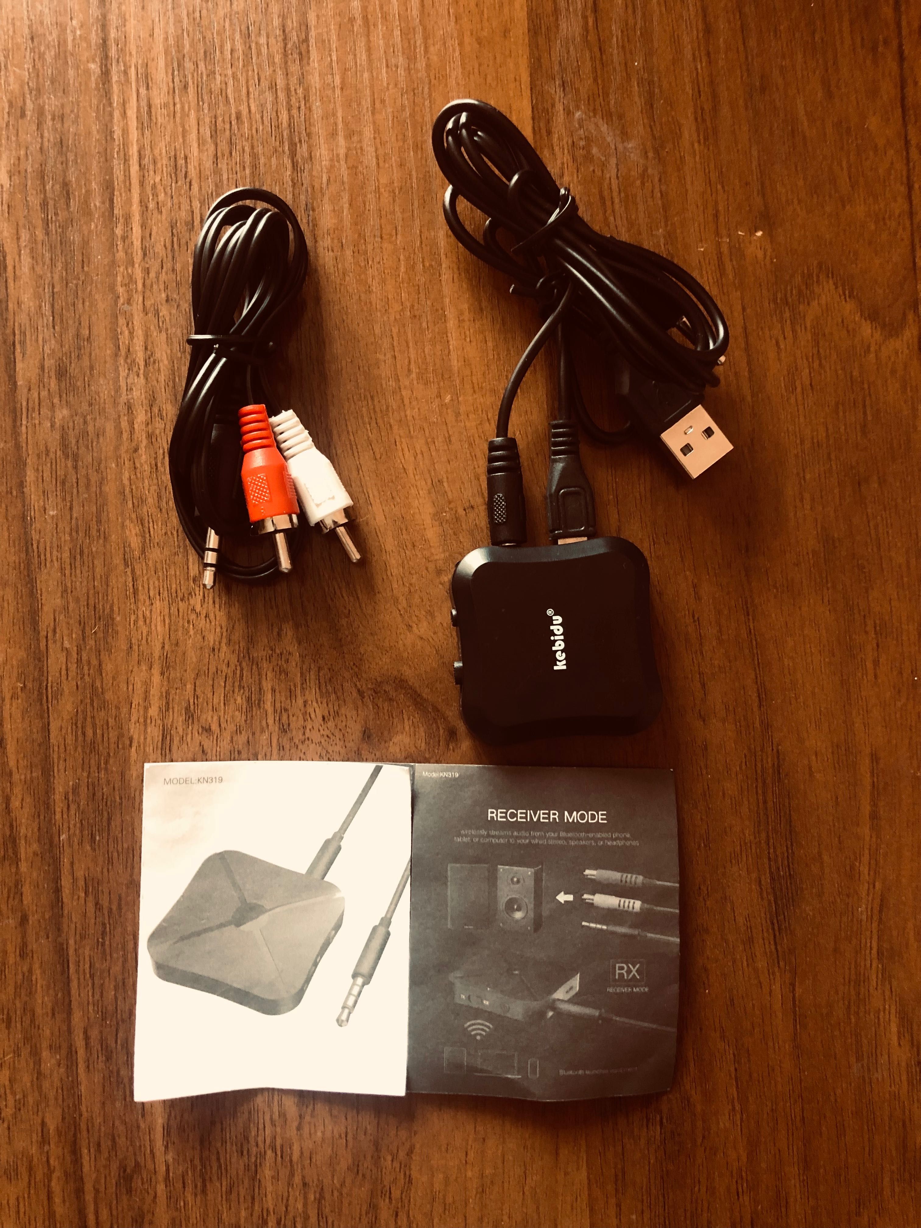 Bluetooth адаптер (приймач-передавач) Kebidu KN319 Новий!