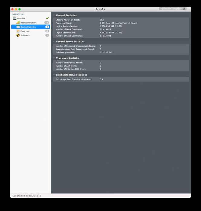 Oryginalny dysk SSD Apple 512 GB, mało używany