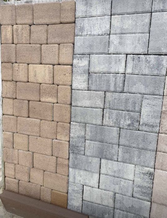 Бруківка тротуарна плитка, колормікс брущатка для двору Від виробника
