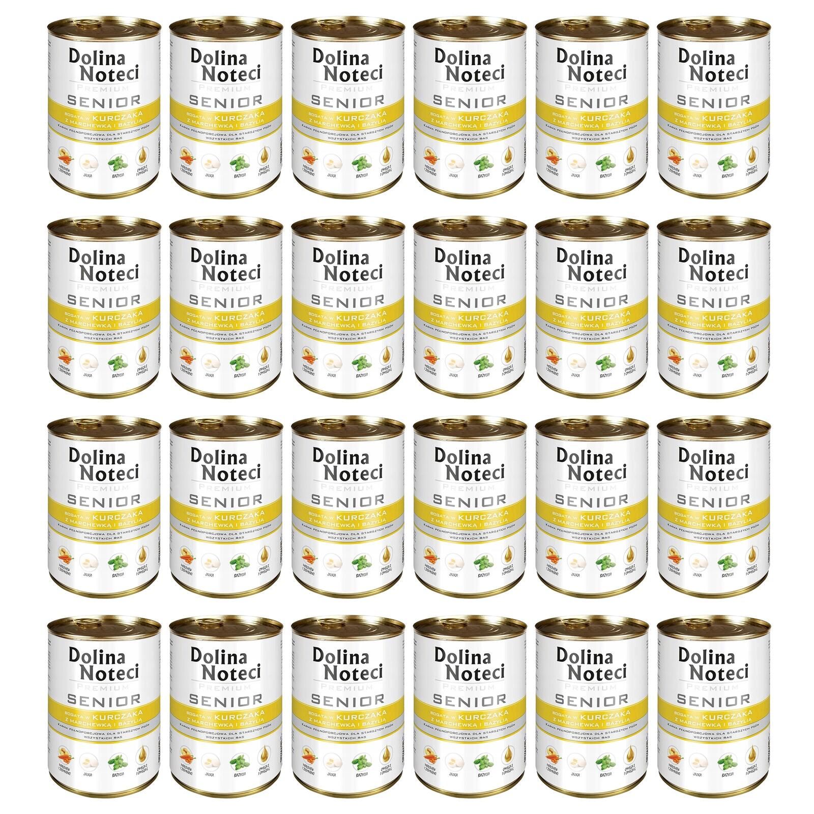 Dolina Noteci PREMIUM Senior Kurczak marchew 400g X24
