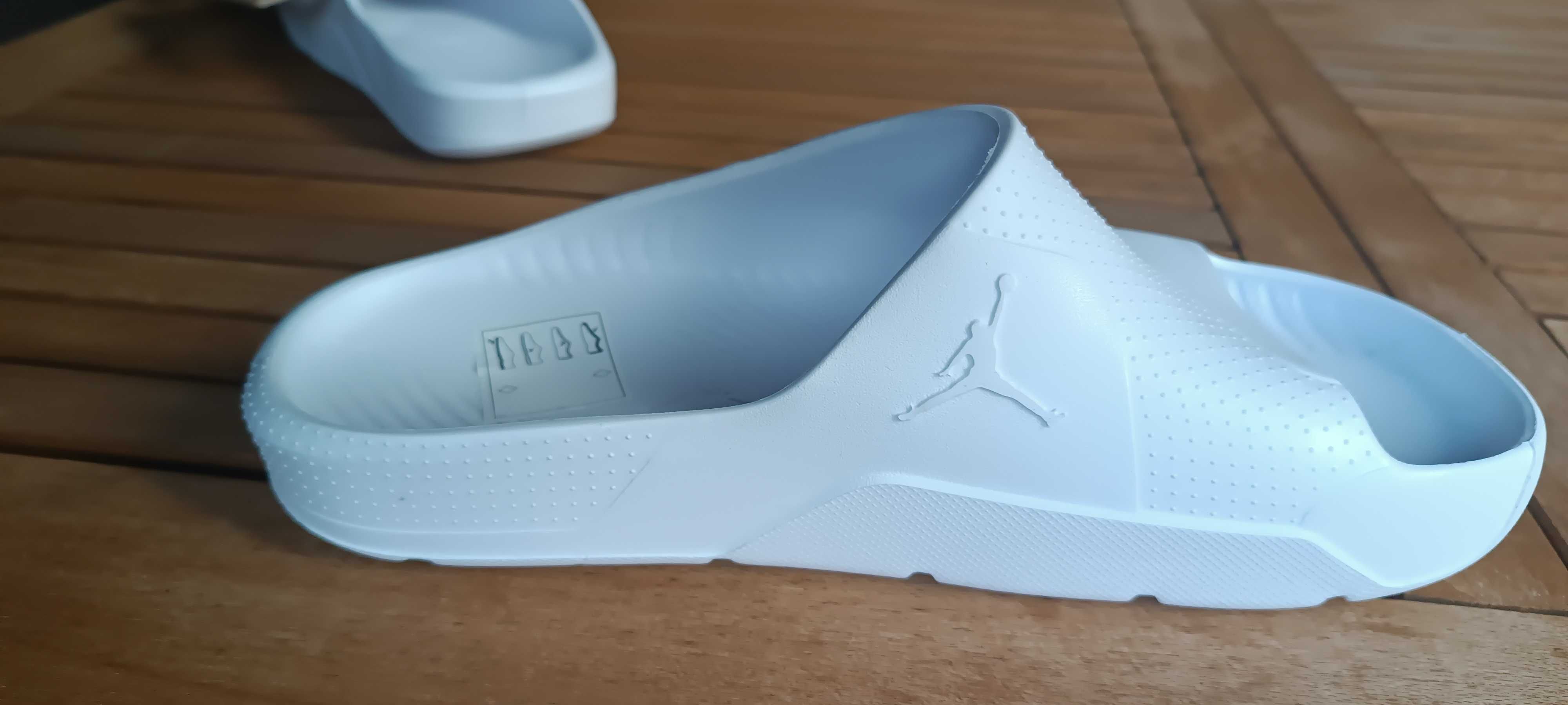 (US 9/ 27,5 cm) Nike Jordan Post Slide White klapki białe DX5575, 100
