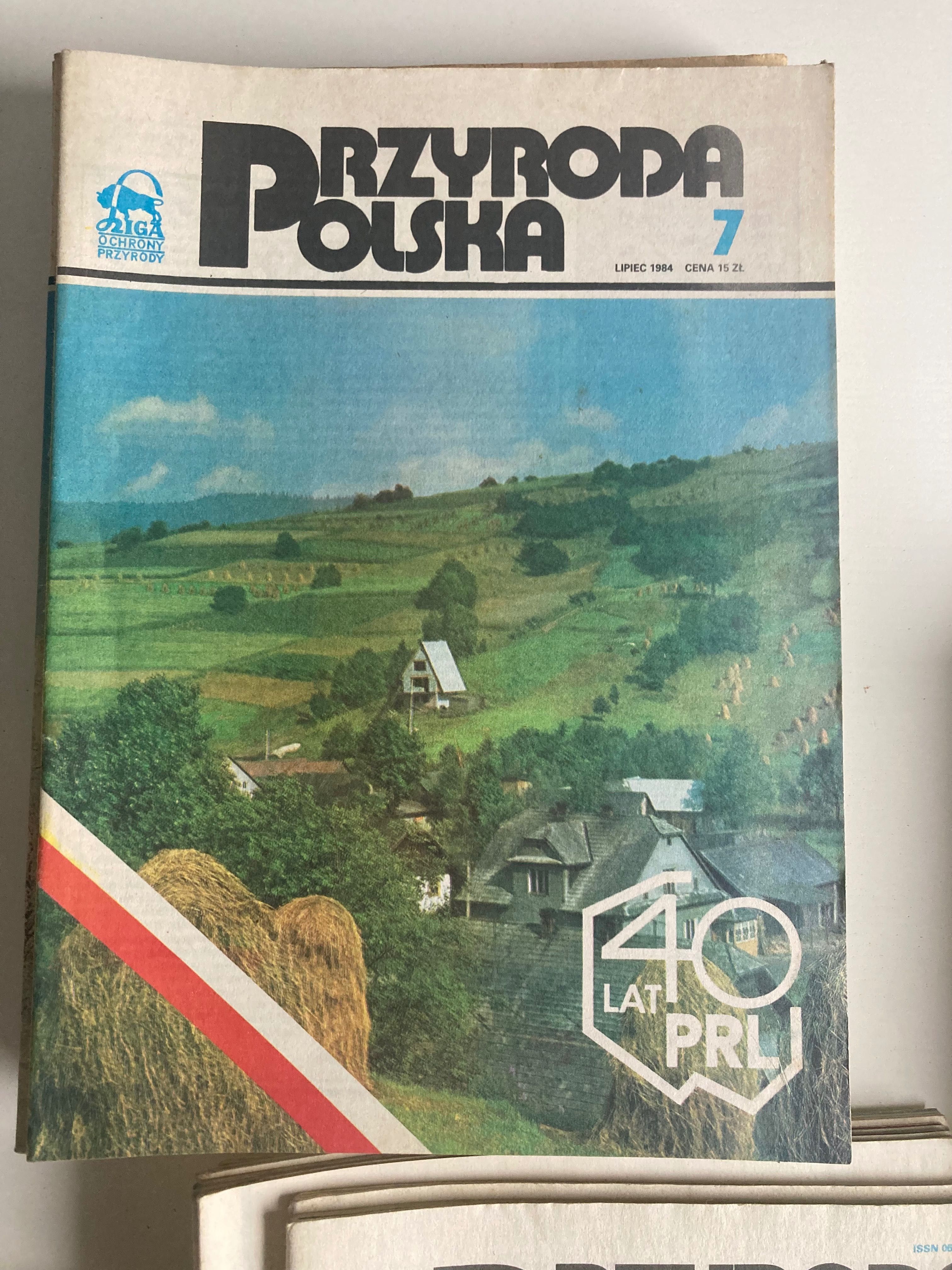 przyroda polska gazeta z lat 80. prasa z PRL