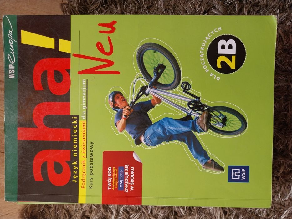 Zestaw książek Aha! Neu do nauki j. niemieckiego 2A + 2B