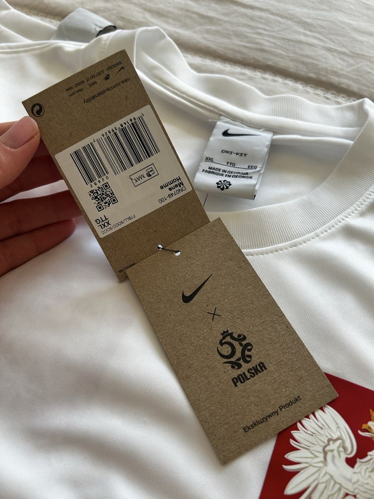 Koszulka męska piłkarska Polska Dri-Fit Nike