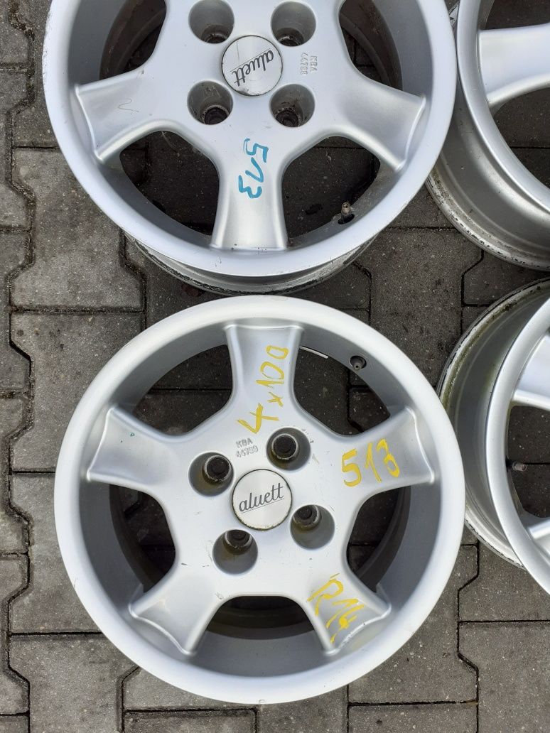 Felgi aluminiowe  VW 4x100 6Jx14 ET37 Nr.513