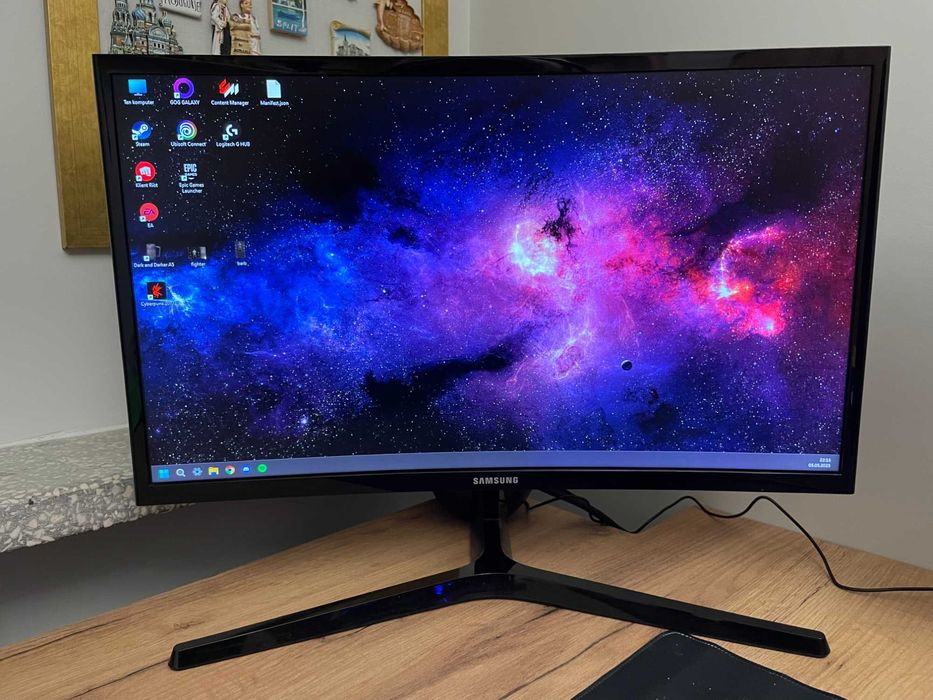 Monitor Samsung C24RG50FQUX Curved 144Hz