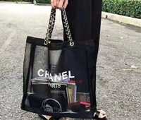 Шанель сумка шопппер