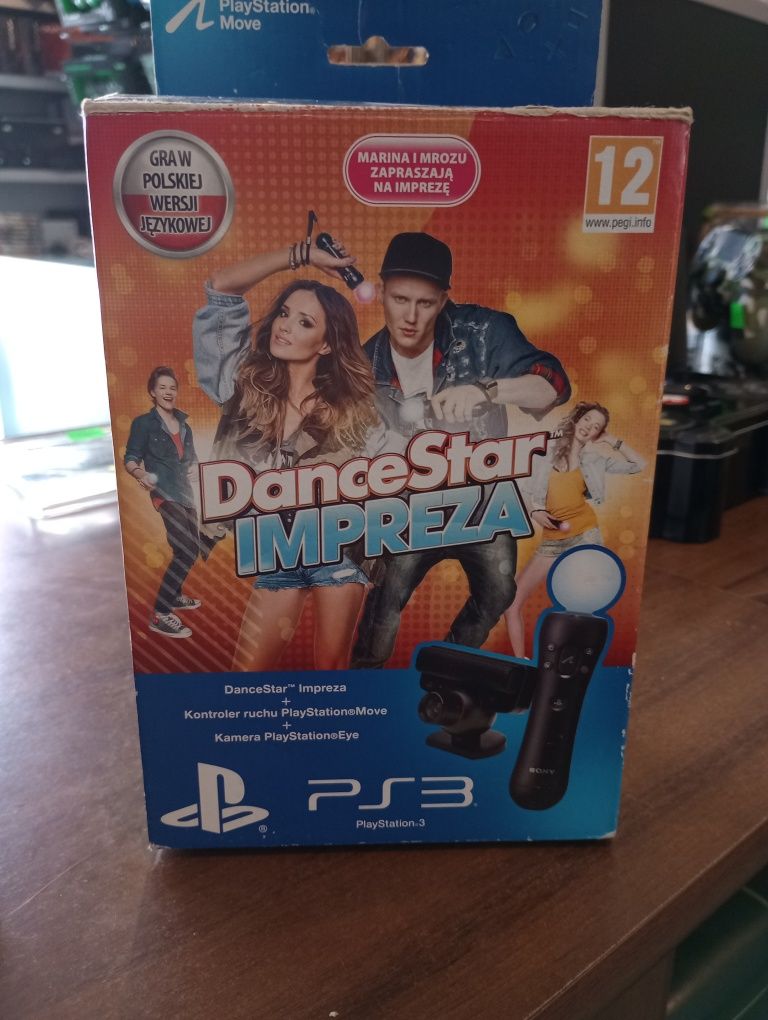PS3 Dance Star Impreza Kontroler move kamerka Gra PlayStation 3