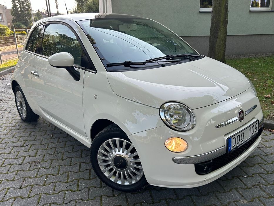 Fiat 500 1.2 69km Klimatronik Panorama Dach Zadbany Niski Przebieg