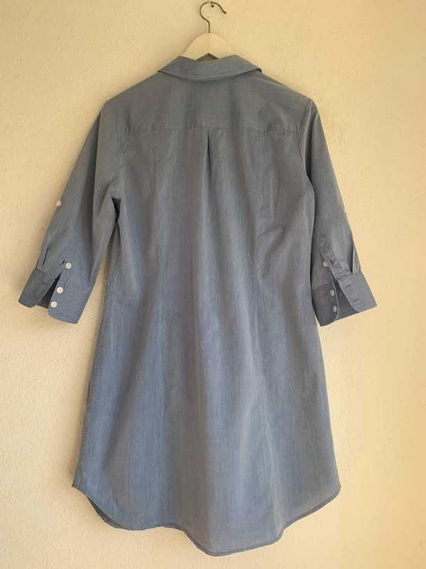 Nowa bawełniana sukienka koszulowa tunika rozmiar plus size