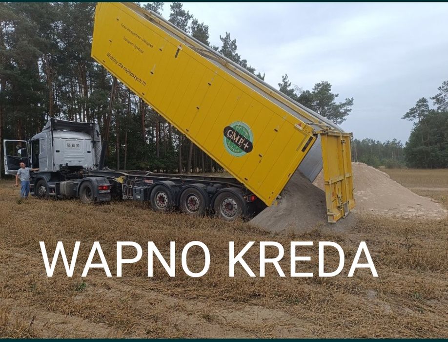 Wapno kreda na tony nordkalk magnezowe