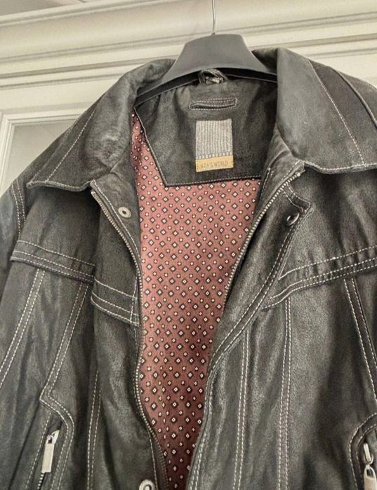 Męska Skóra Naturalna 56/58r.