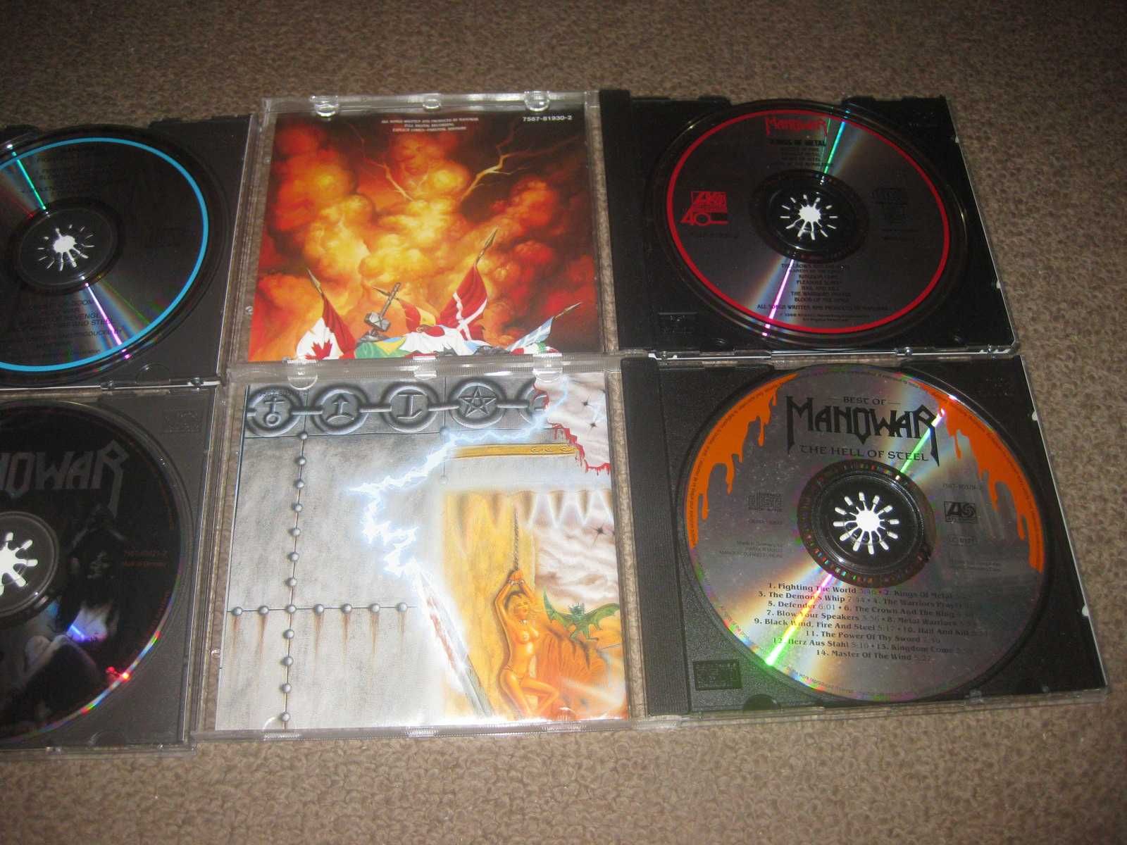 4 CDs dos "Manowar" Portes Grátis!