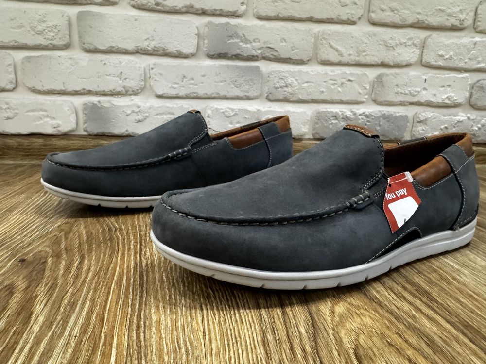 Мокасины Clarks ,размер 46 (30см.) оригинал