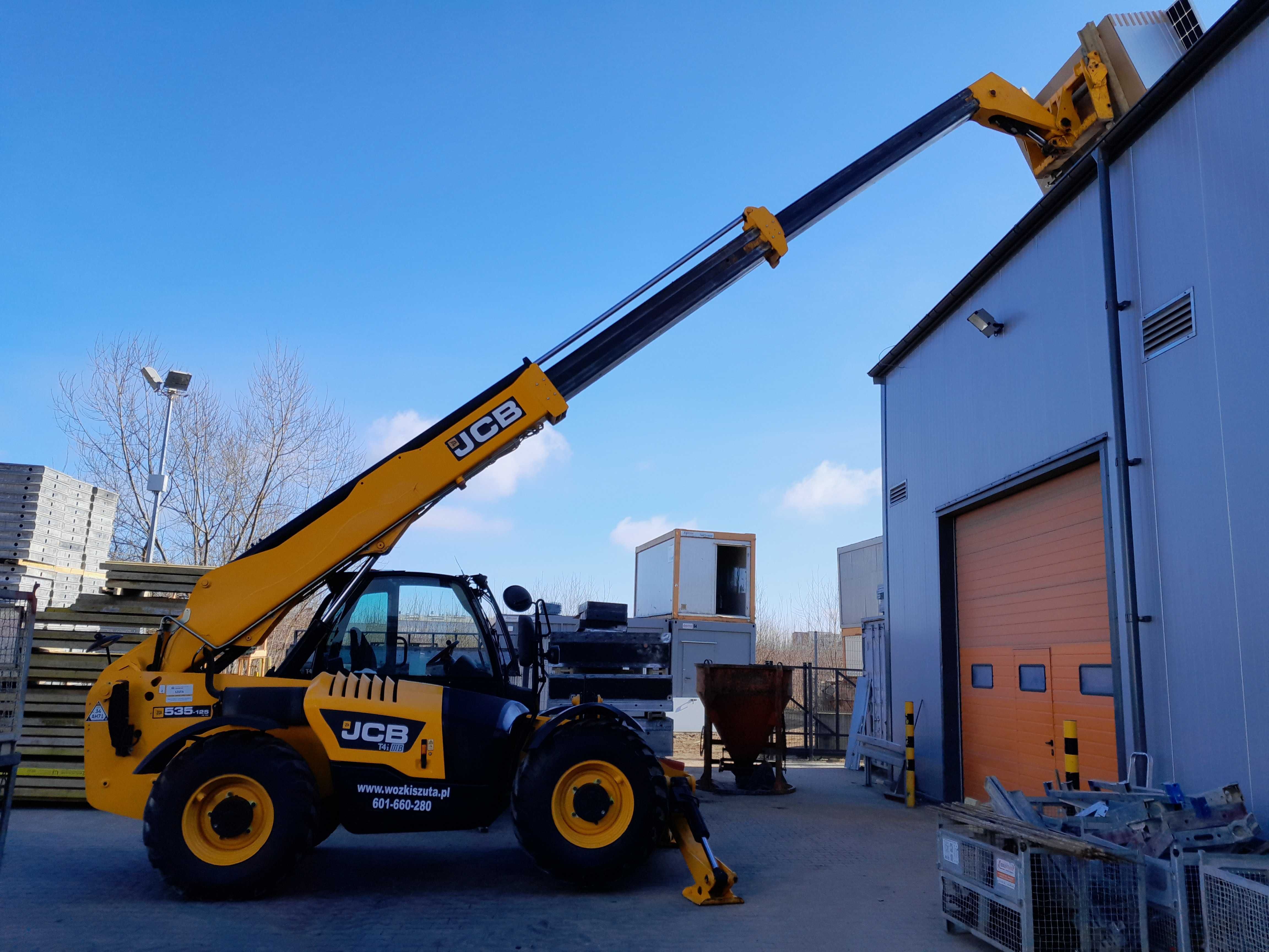 Wynajmę wynajem wypożyczalnia ładowarek JCB usługi dzierżawa