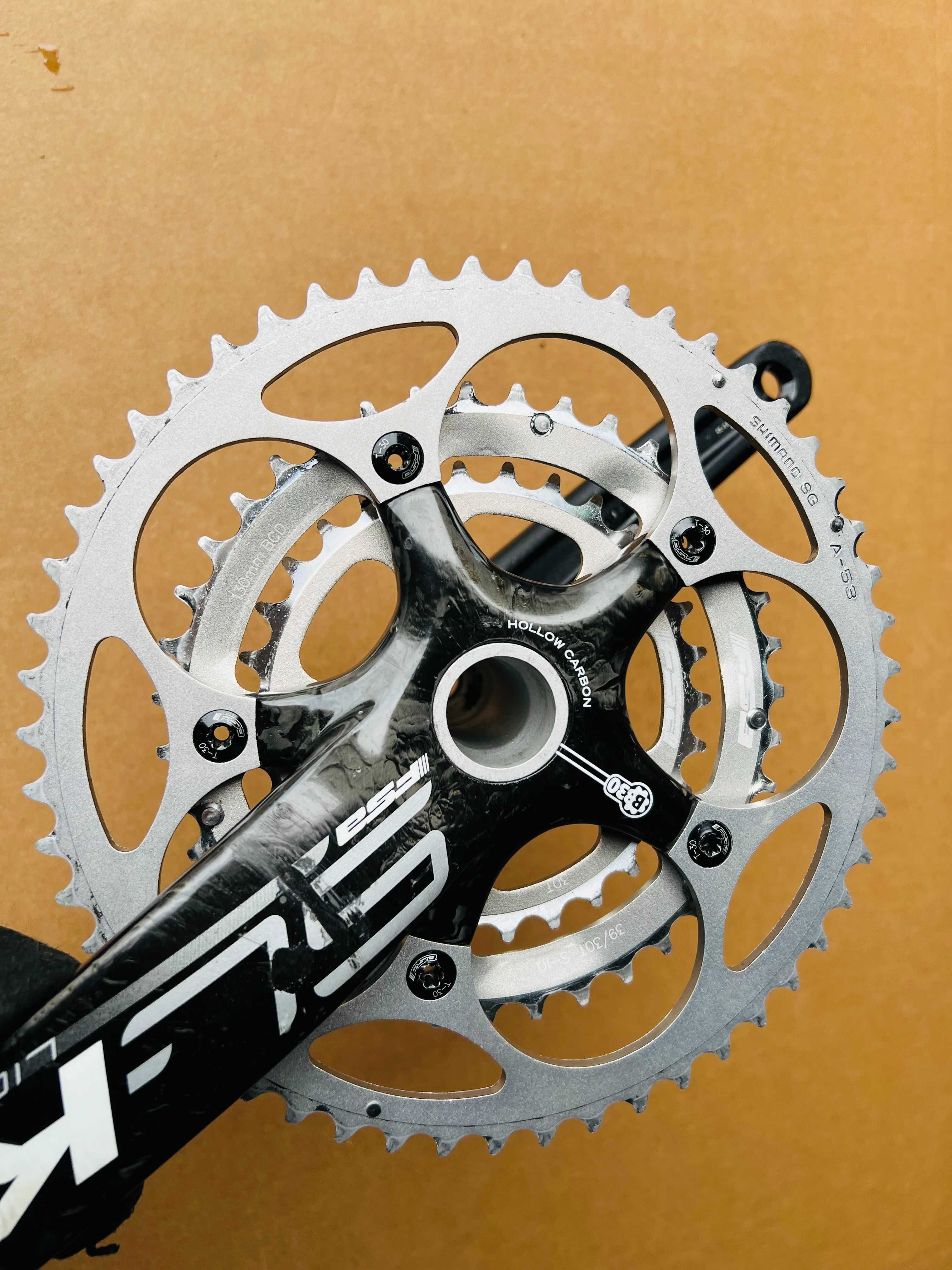 Mechanizm korbowy Korby Ramię FSA SL-K LIGHT CARBON 172.5mm 3s BB30