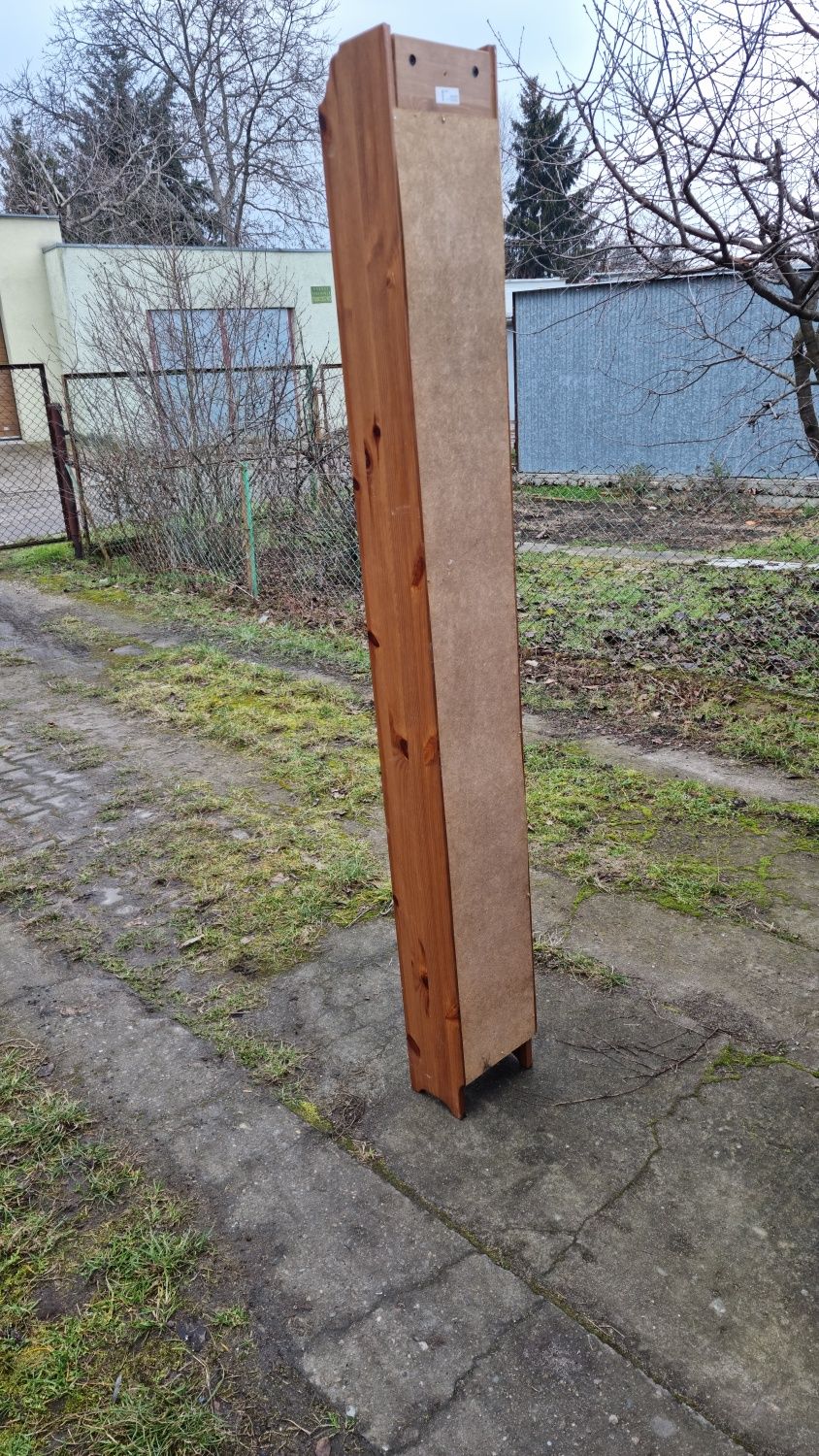 Stojak na płyty DVD  Ikea drewno