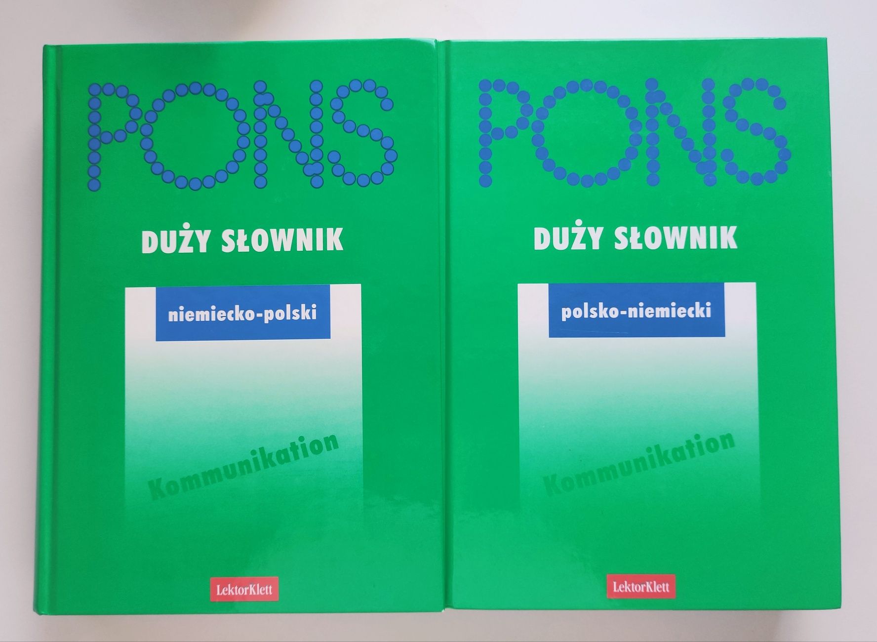 Duży wielki słownik niemiecki Pons zestaw