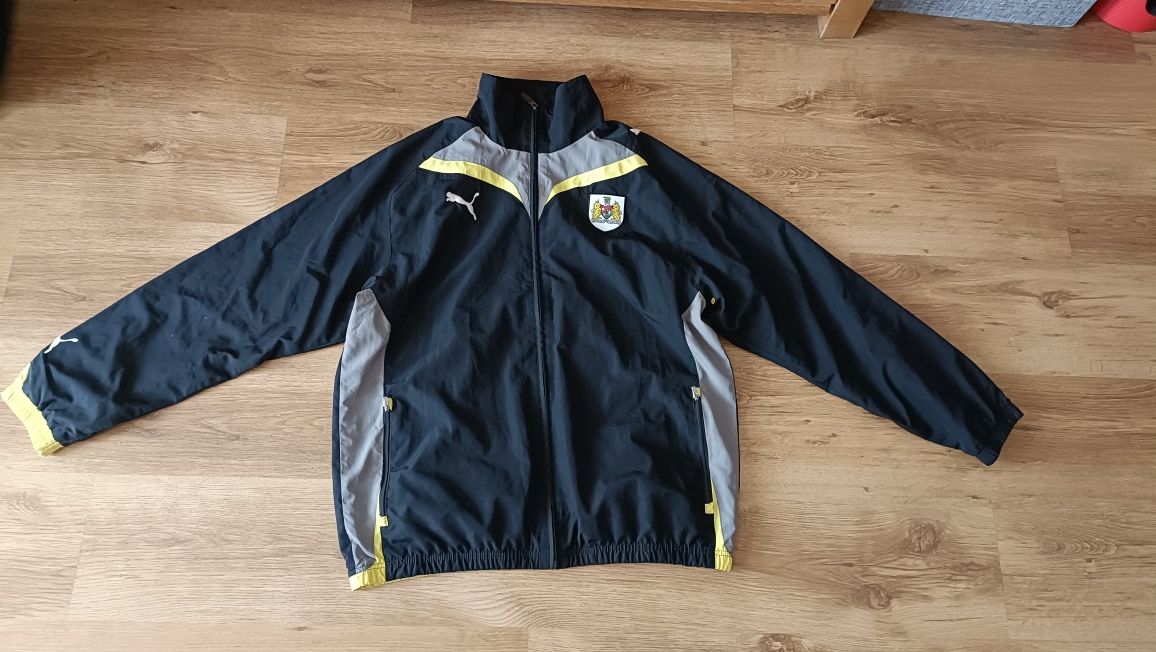 Bluza Puma L sportowa piłkarska xl Bristol City dres czarna kurtka