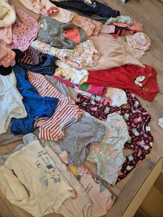 BOX 5, ubrania dla dziewczynki 110-116 ,paka ciuchów