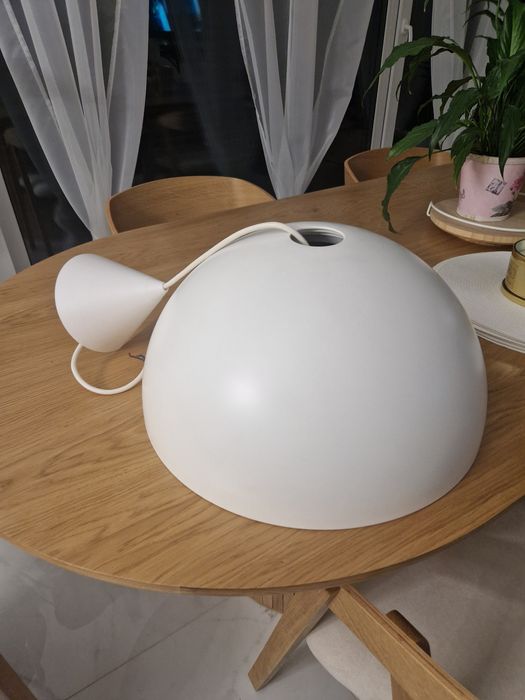 Lampa wisząca BRASA 45cm, biała.