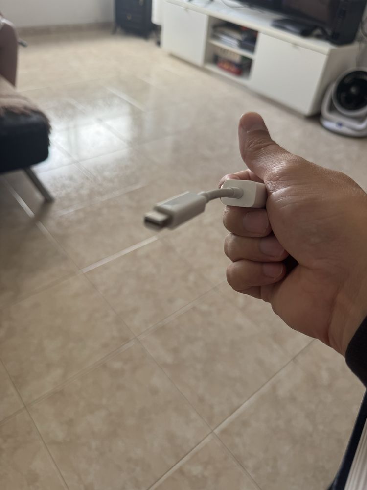 Adaptador lightning para cabo de rede de internet