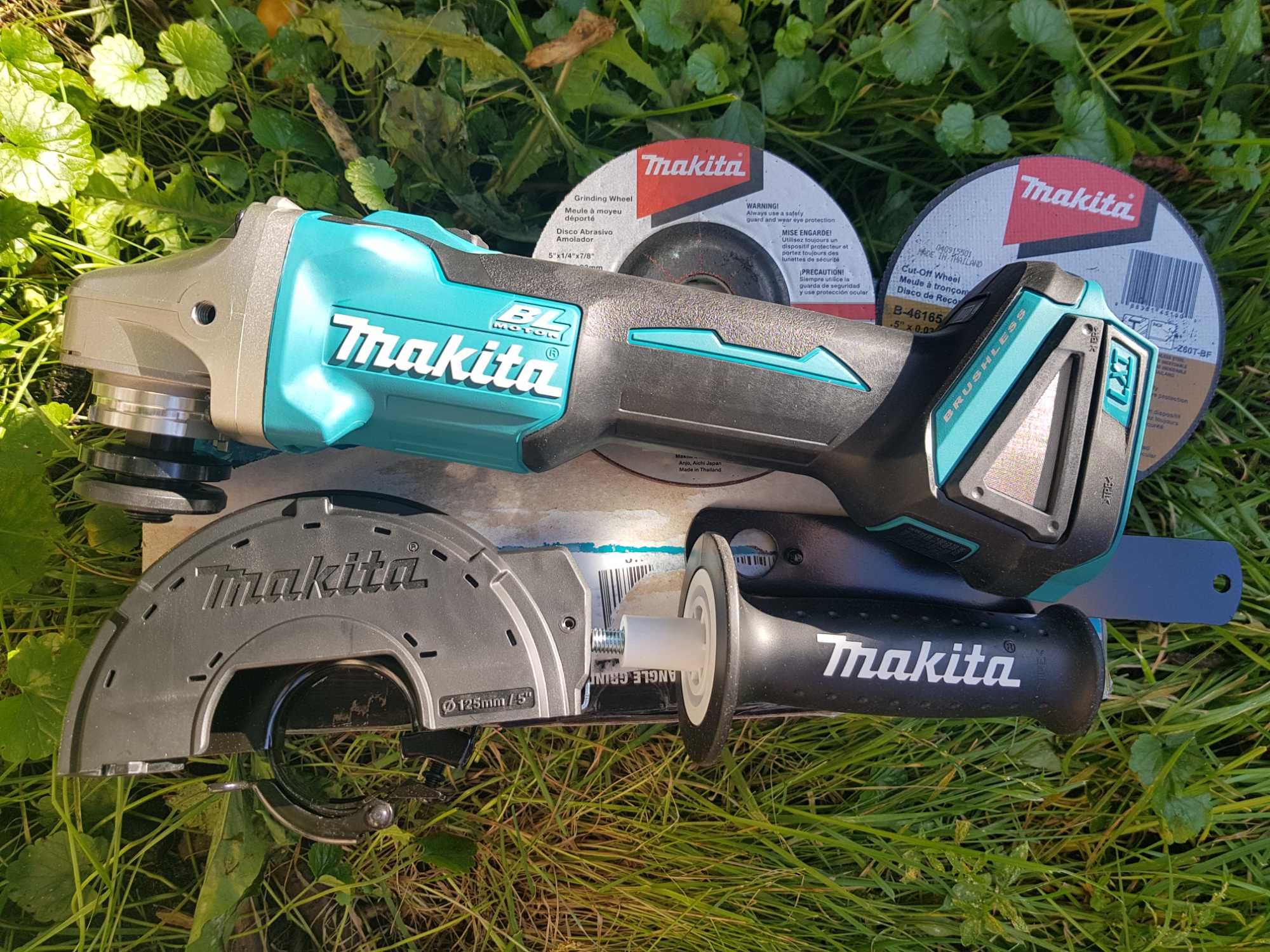 Бесщеточная болгарка Makita XAG04 (DGA504Z) Аккумуляторная 18V LXT