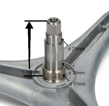 Хрестовина LG оригінал сальник підшипники Полтава