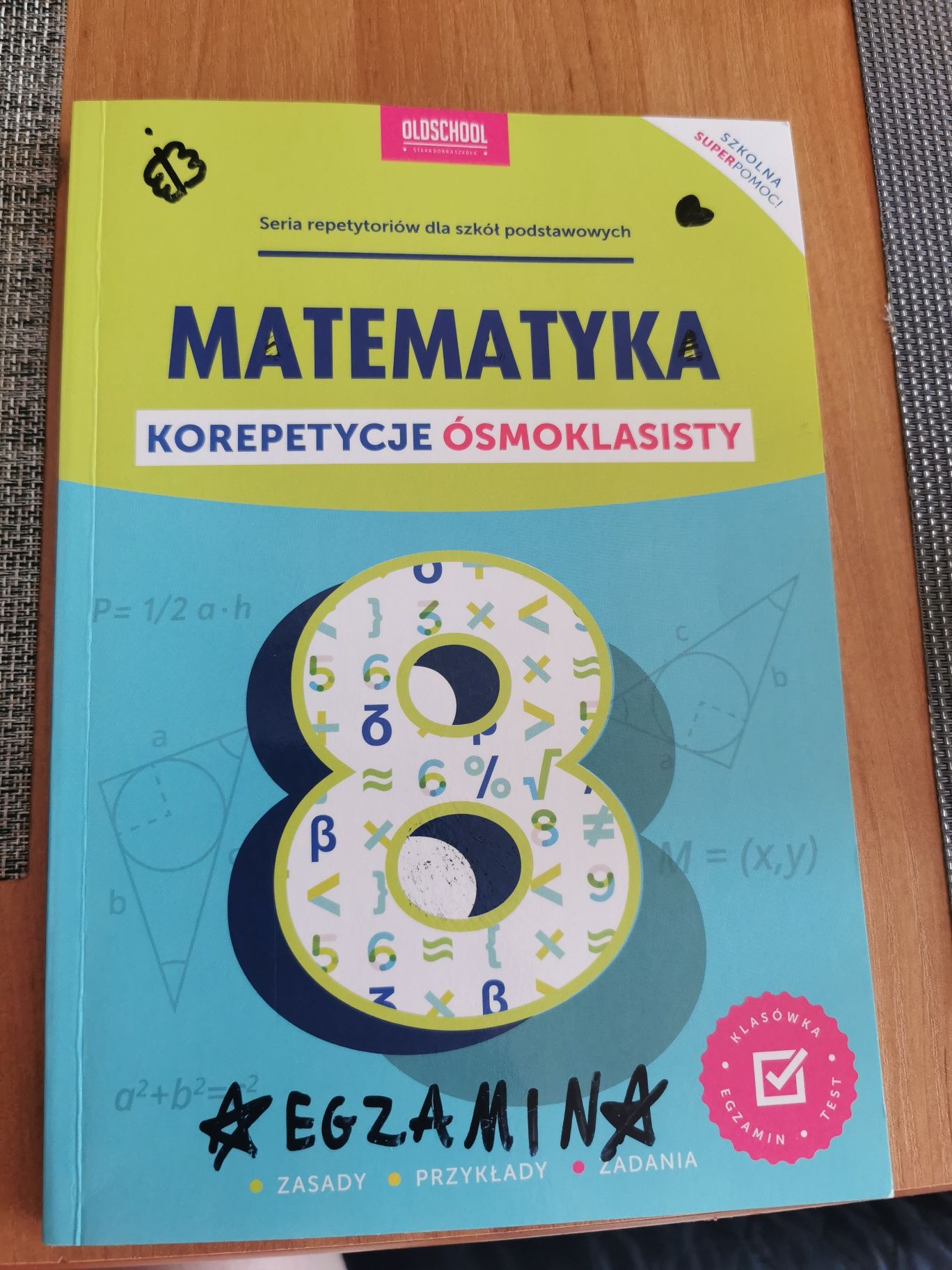 Matematyka korepetycje ósmoklasisty, książka