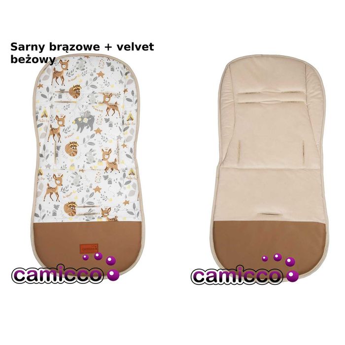 Wkładka TOBI DWUSTRONNA do wózka SPACERÓWKI wkładki wózków