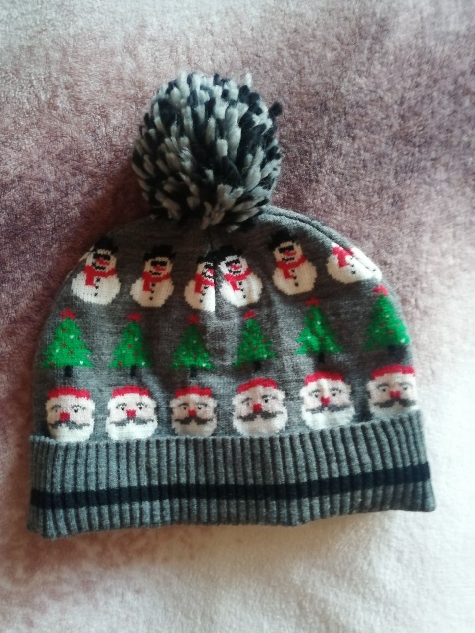 Zimowa czapka świąteczna dla dziecka