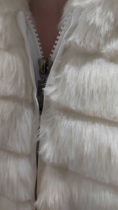 Весільна шубка айворі XS- S р