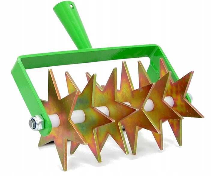 Aerator Spulchniacz Gleby Wertykulator ręczny NOWY 20cm 1,3KG
