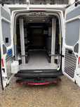 Zabudowa warsztatowa paki vw crafter L3h2 szafki narzędziowe