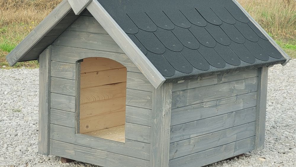 Buda dla psa Ocieplana 100% litego drewna DOSTAWA W CAŁOŚCI drew-pol