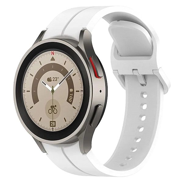 Pasek / opaska do smartwatcha Samsung Galaxy Watch 4 / 5 biały