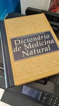 Livro Dicionário da Medicina Natural capa dura
