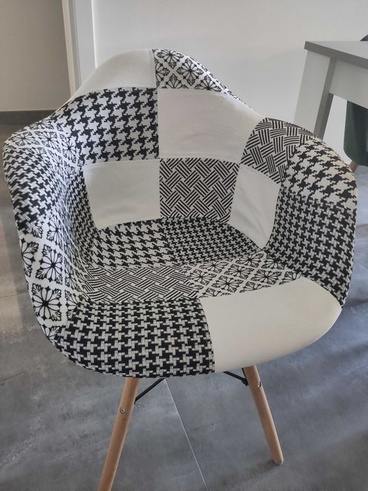 Cadeira patchwork