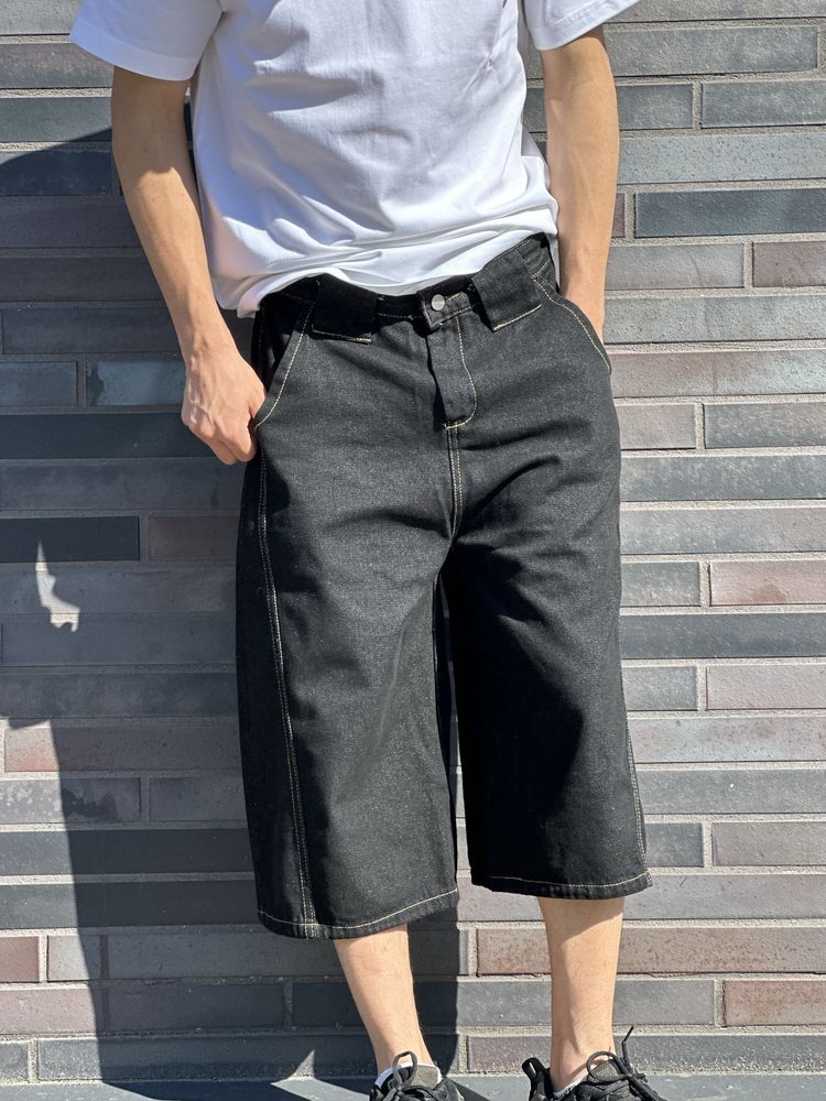 Широкі джинсові шорти, бегги, baggy jeans shorts