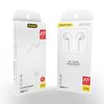 zestaw słuchawkowy x10s przewodowe słuchawki mini jack 3.5mm biały
