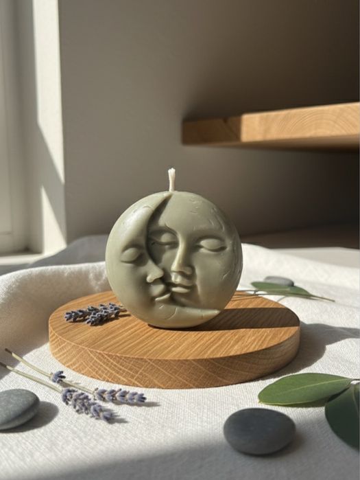 Свеча солнце и луна .