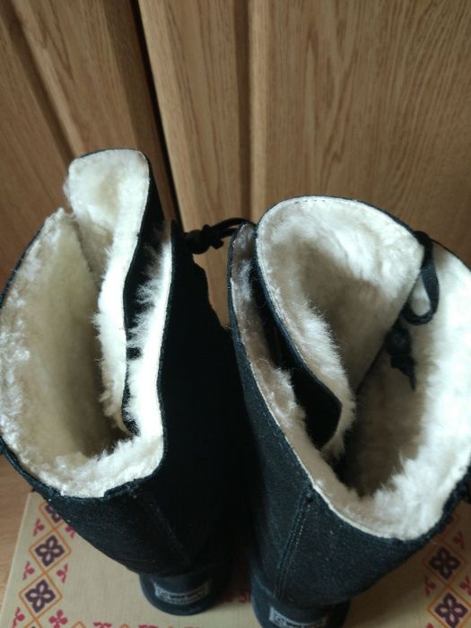 Замшевые зимние сапоги,ботинки,угги skechers 37 р.