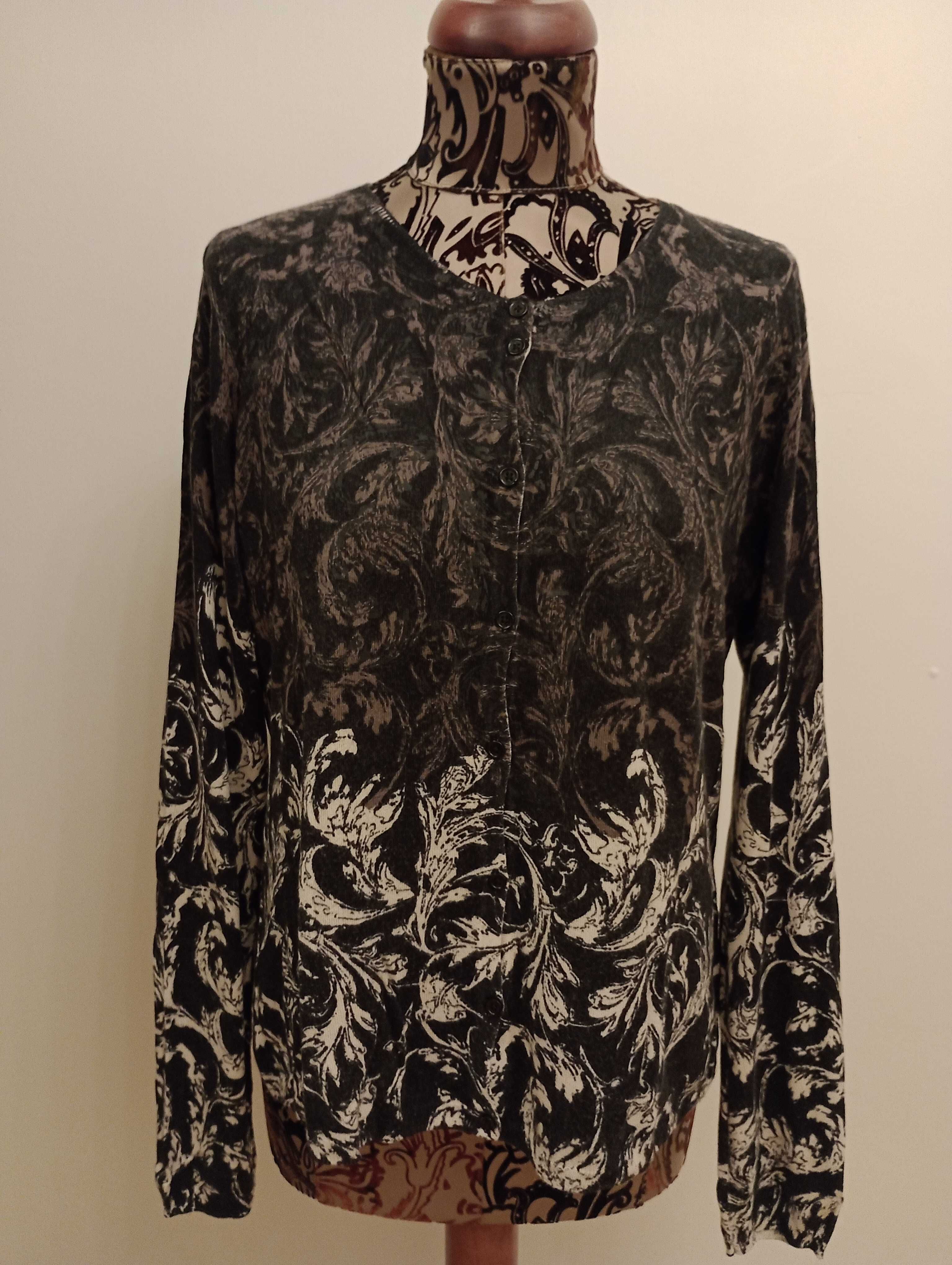 Sweter marki TAIFUN - pięknie zharmonizowane kolory - rozmiar 42.
