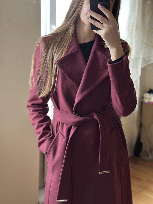 Брендове пальто ted baker оригінал жіноче міді вовна качемір шерстяне