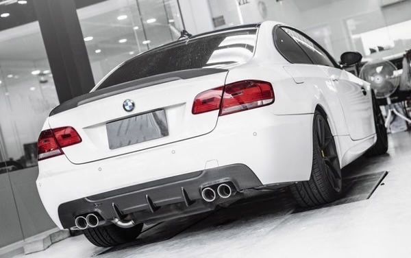 SPOILER DIFUSOR DE ESCAPE BMW SÉRIE 3 E92 E93 PACK M PERFORMANCE AC SCHNITZER LOOK M3