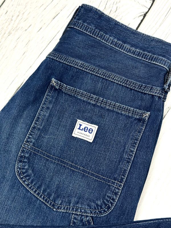 Lee Carpenter Workwear Jeansy Męskie o Luźnym Kroju Logowane r. W29 L3